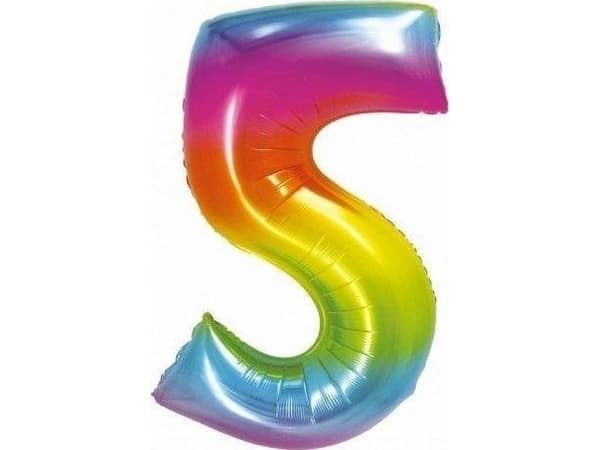 Smart foil-ballong Cyfra5 regnbue 76 cm CH-STC5 45274