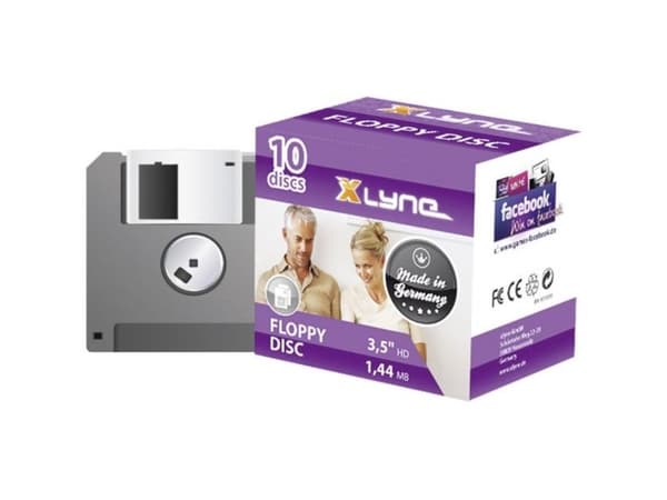 xlyne 9010000, 1,44 MB, Sort, 10 stykker