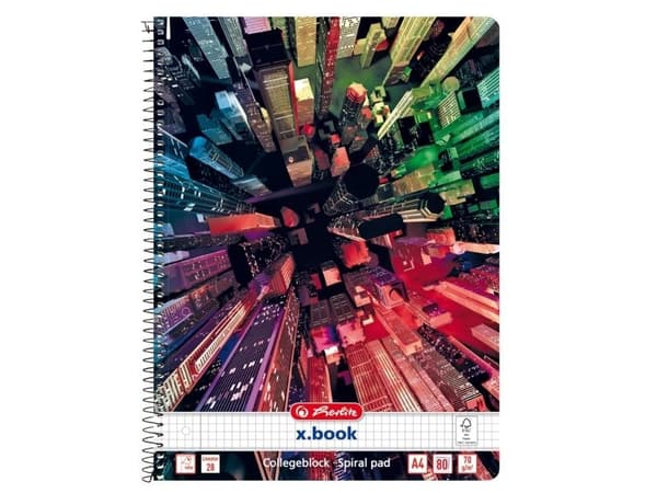 Herlitz 11086204, Multicolour, A4, 80 ark, 70 g/m², Universal