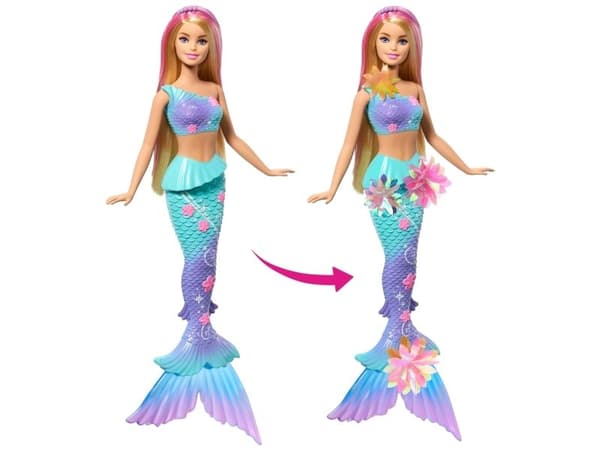Barbie Blooming Magic White Mermaid-docka