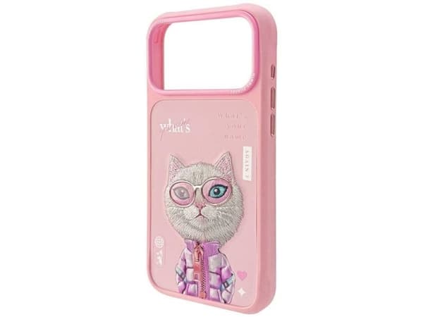 Nimmy Cool&Cute 2.0 katte-deksel til iPhone 17 Pro Max - rosa
