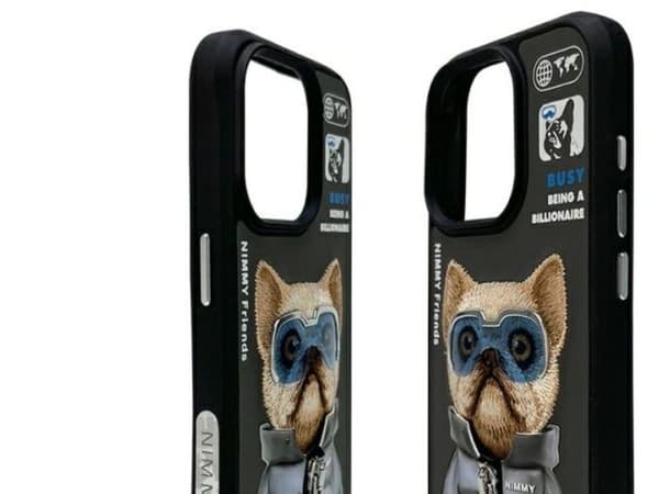 Nimmy Cool&amp;Cute 2.0-deksel til iPhone 15 Pro - svart