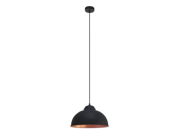 Truro 2 Pendel Ø370, sort/kobber Indv.