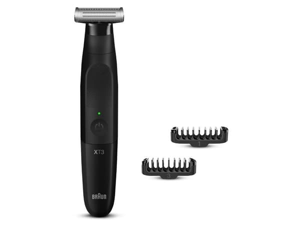 Braun XT3100, Vaskbar, Batteri, Svart