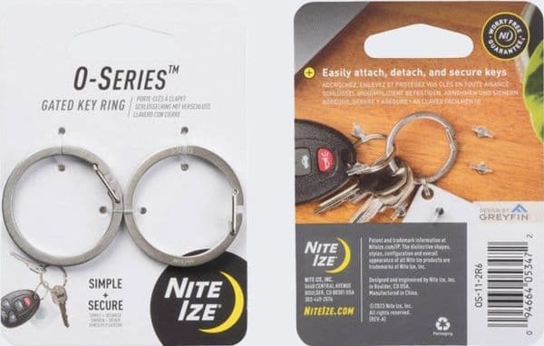 NiteIze avainrengas jousiportilla Nite Ize OS