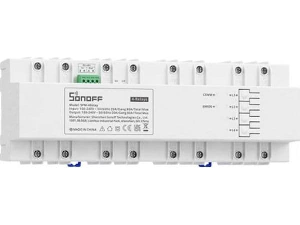 Sonoff SPM-4Relay smart laddbar effektmätare med relä