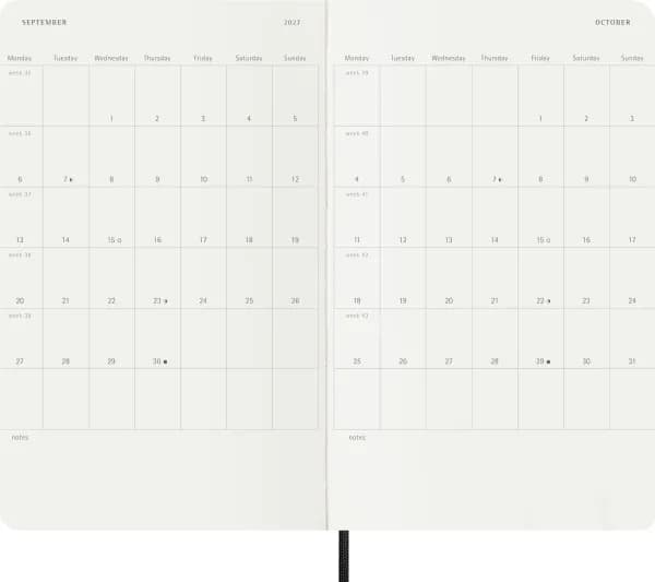 Kalender Classic Soft 18M 26/27 Daily Large Sort