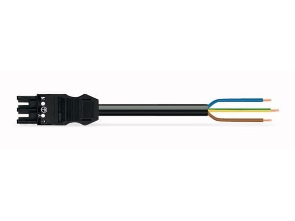 Wago 771-9993/106-101, 1 m, naarasliitin, musta