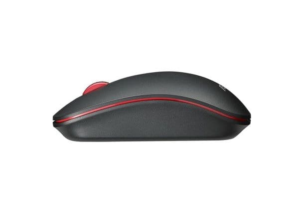 ASUS WT300 RF MOUSE/BK-RD, Molempikätinen, Optinen, Langaton RF, 1600 DPI, Musta, Punainen