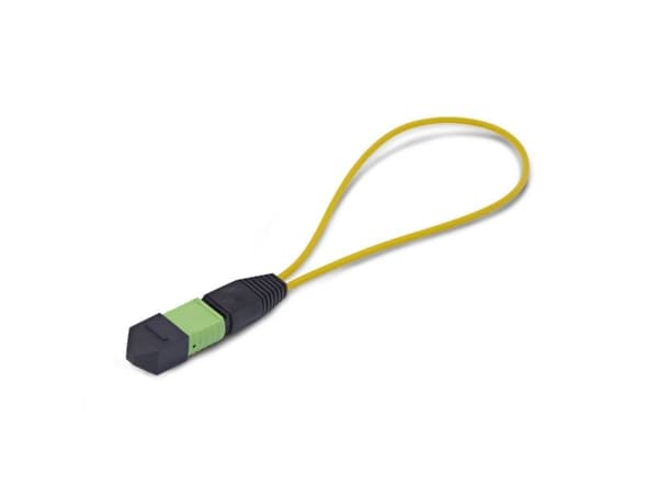 StarTech.com LOOPBACKMTP12OS2SMF, Fiber cable tester, MPO/MTP, Loopback testing, Musta, Vihreä, Keltainen, Akryylinitriilibutadieenistyreeni (ABS),...