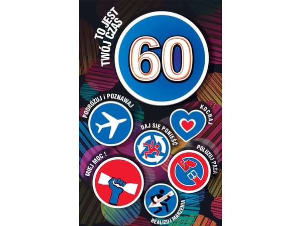 AB-kort Gratulasjonskort Bursdag 60 US04