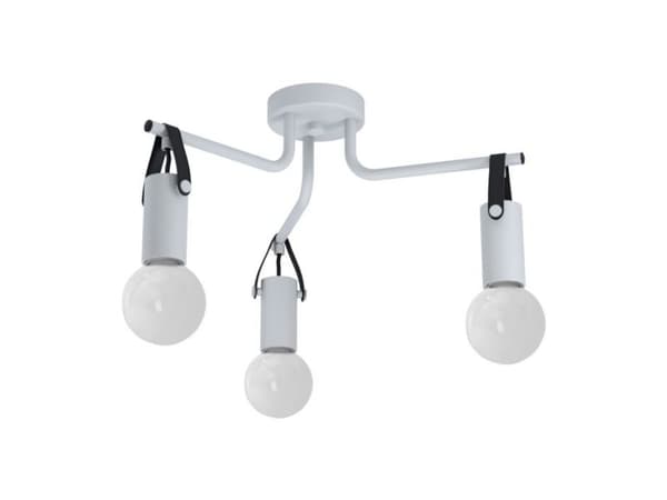 EGLO APRICALE taklampa E27 3L grå/svart