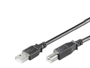 Goobay 93596, 1,8 m, USB A, USB B, USB 2.0, 0,48 Gbit/sek., Sort
