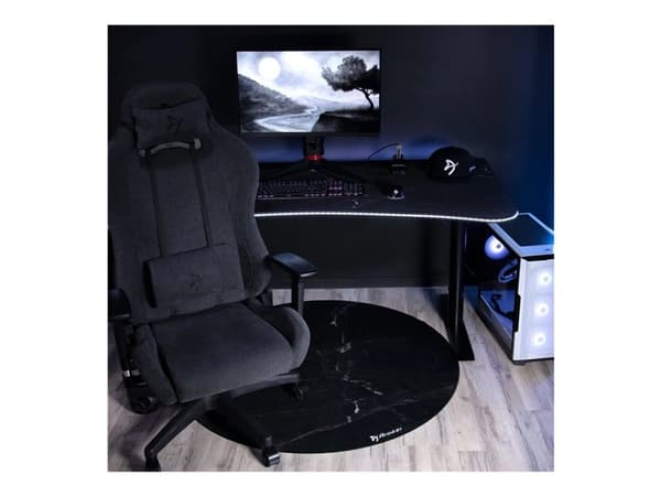 Arozzi Zona Round Floor Pad Svart marmor
