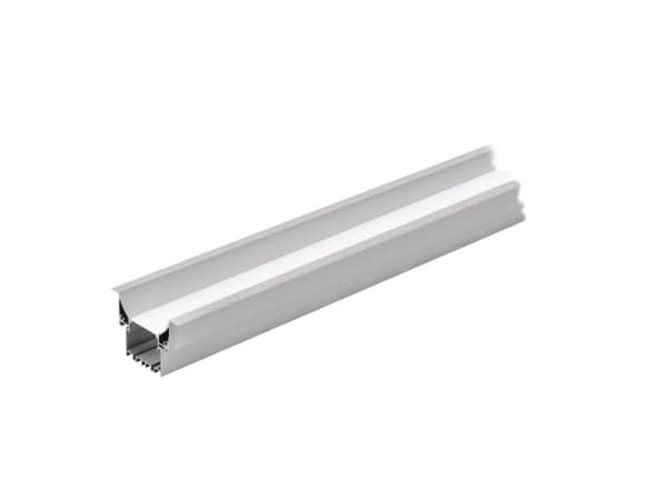 EGLO PROFIL 3 infälld. djup diffusionsdel opal 2m alu