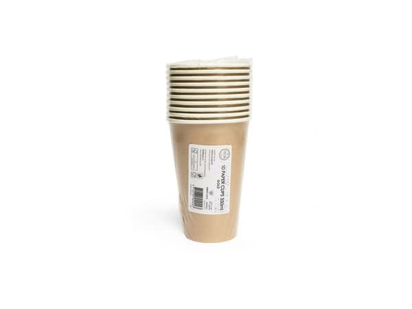 Guld papkrus, 350ml 10 stk