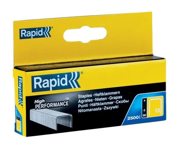 Rapid stifter for tynn tråd nr. 13 (4 mm) - 2500 stk.