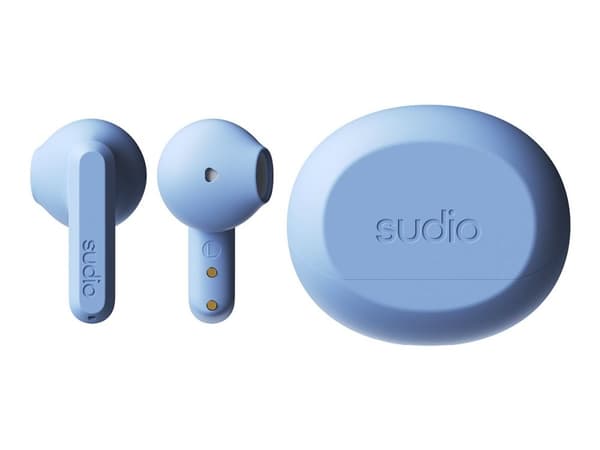Sudio A3 - True wireless-hodetelefoner med mikrofon - i øret - Bluetooth - blå