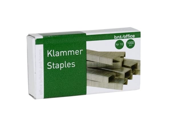 Häftklamrar nr 10 1000-pack