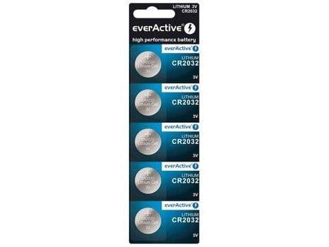 Everactive CR20325BL, Engangsbatteri, CR2032, Lithium, 3 V, 5 stykker, 210 mAh
