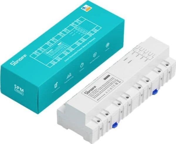 Sonoff SPM-4Relay smart laddbar effektmätare med relä