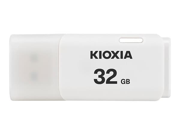 KIOXIA TransMemory U202 - USB-flashstasjon - 32 GB - USB 2.0 - hvit