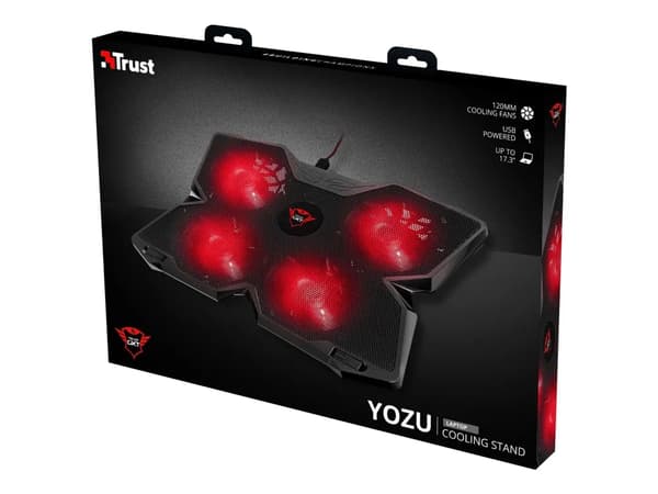 Trust GXT 278 - Notebookstativ - med 4 kjølevifter - 17.3"