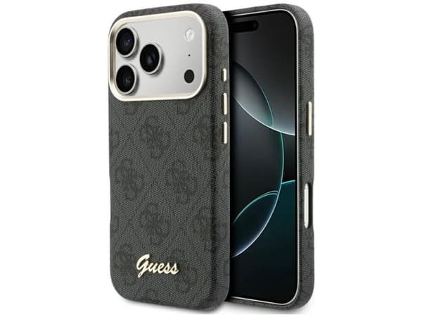 Guess 4G Script MagSafe-skal till iPhone 17 Pro - svart