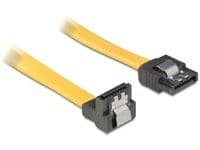 DeLOCK 0.7m SATA Cable, 0,7 m, Keltainen