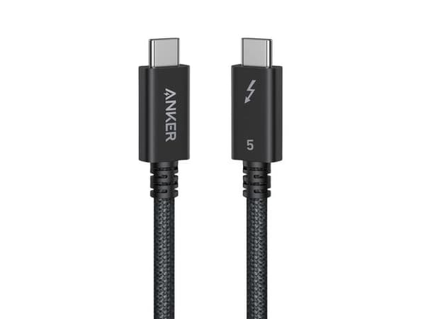 Anker A84N1012, 1 m, USB C, USB C, 80 Gbit/s, musta
