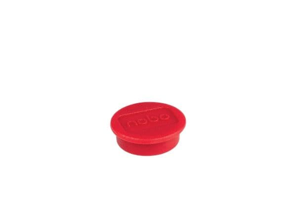 Magneter 13mm Nobo röda - (10 st.)