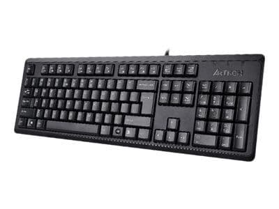 A4Tech KR-92 - Tastatur - USB - USA - svart