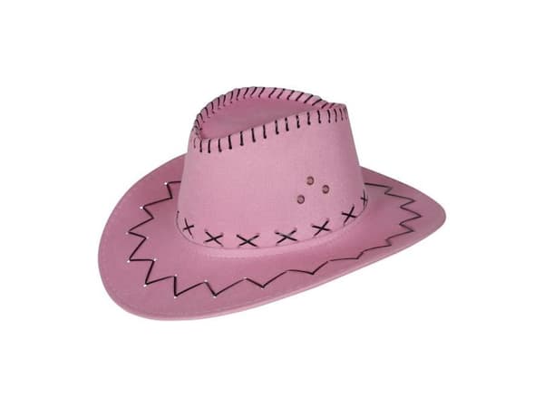 Pink Cowboyhat, barn