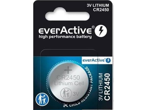EverActive Litowa batteri everActive CR2450 3V 1 szt