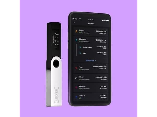 Ledger Nano S Plus kryptovaluta-lagring, matt svart