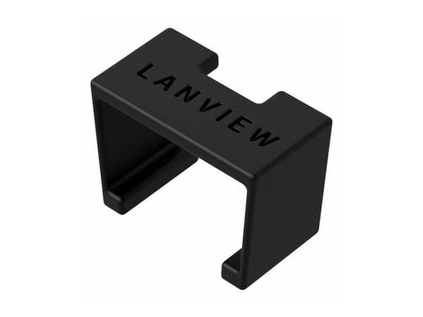 Lanview SmartClicks - Cable color coding clips - svart (paket om 20)