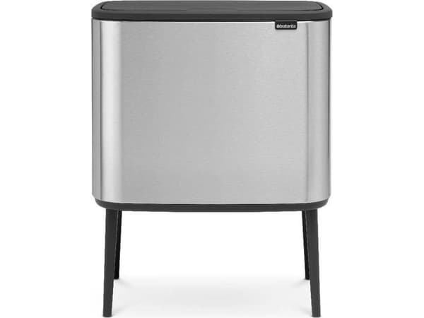 Brabantia 316227, 34 l, Rektangulær, Plast, Stål, Rustfritt stål, Plast, 540 mm