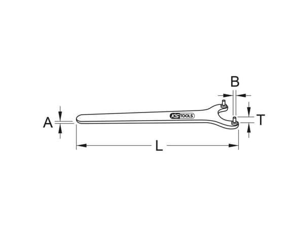 KS Tools 5172375 krognyckel (metrisk) endast del 18 - 40 mm