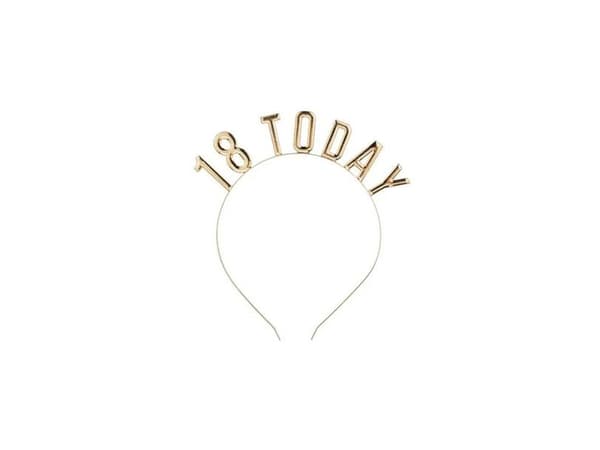 18 Today guld hårbøjle