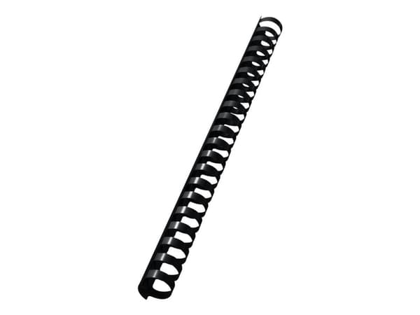 Leitz - 21 ringer - A4 (210 x 297 mm) - 180 ark - svart - plastbindekam - for Leitz comBIND 300, comBIND 500, comBIND 500e