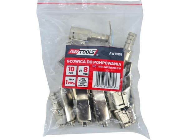 AWTOOLS GLÖDHUVUD för pumpar 6mm / 10 st