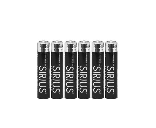 Sirius DecoPower AAAA-batterier - 6 st