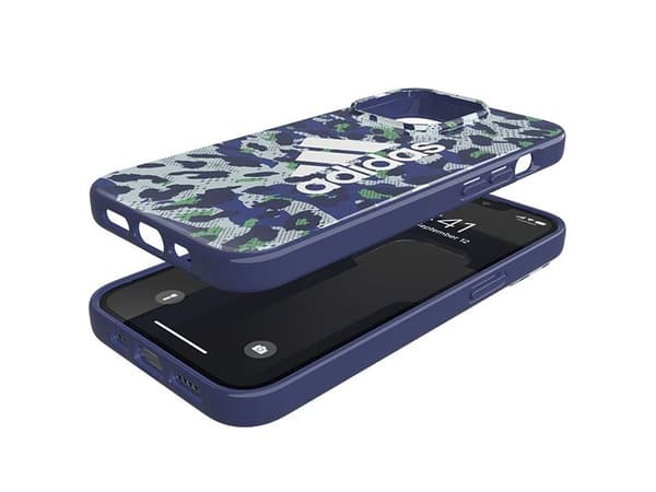 Adidas OR Snap case leopard iPhone 13/13 Pro 6,1" blå/blå 47260