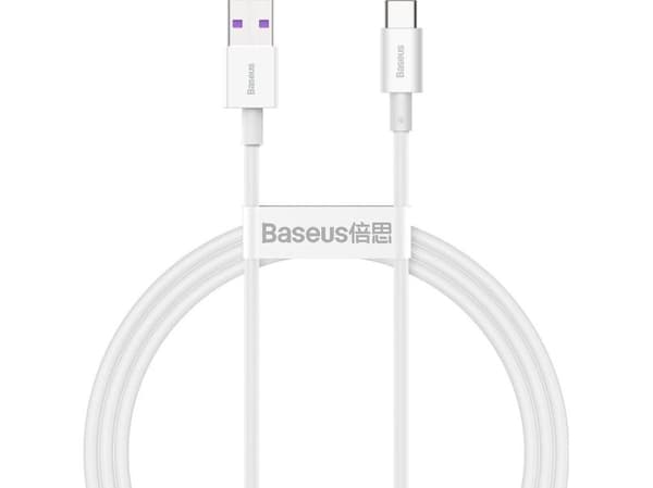 Baseus CATYS-02, 1 m, USB C, USB A, 0,48 Gbit/s, Valkoinen