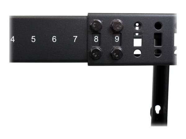 Startech 25U 19" Open Frame Server Rack, 4 Post Adjustable Depth 22-40" Mobile, Free Standing Rolling Network/Computer Equipment Data Rack, Dell Po...