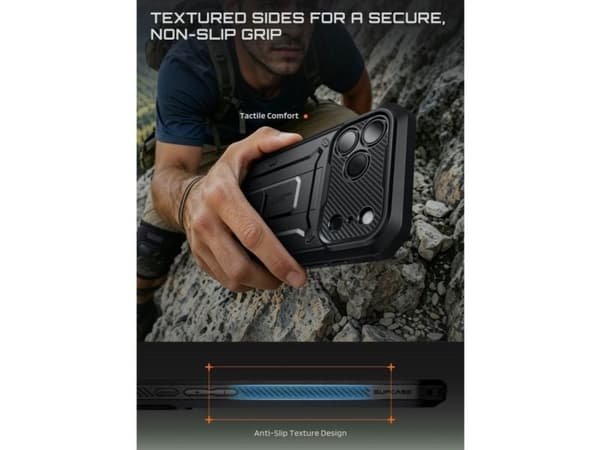 Supcase Unicorn Beetle Pro Case for iPhone 18 Pro / 17 Pro - Black