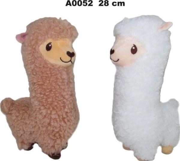 Mjukisdjur alpaca 28 cm stående