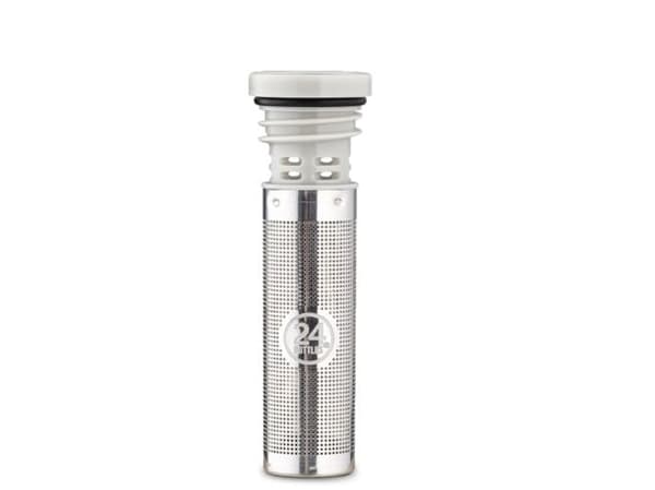24Bottles Accessories Bottle Infuser-lokk, lysgrå
