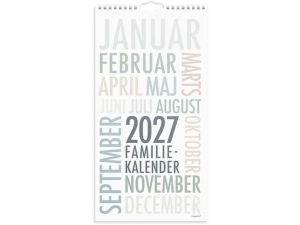 Familjekalender TrendArt 2027