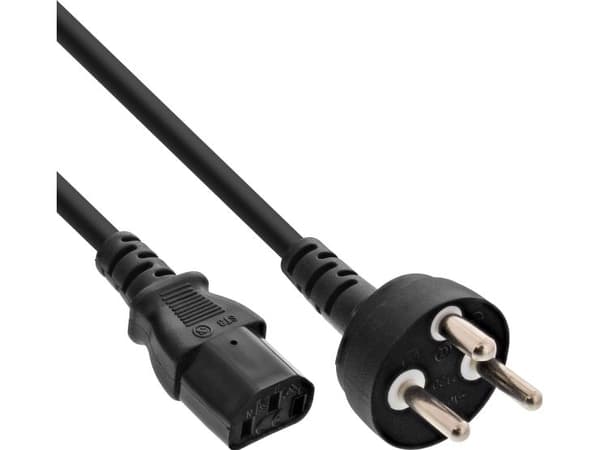 InLine 16653K, 3 m, Strömkontakt typ K, C13 coupler, 250 V, 10 A